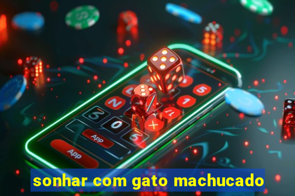 sonhar com gato machucado